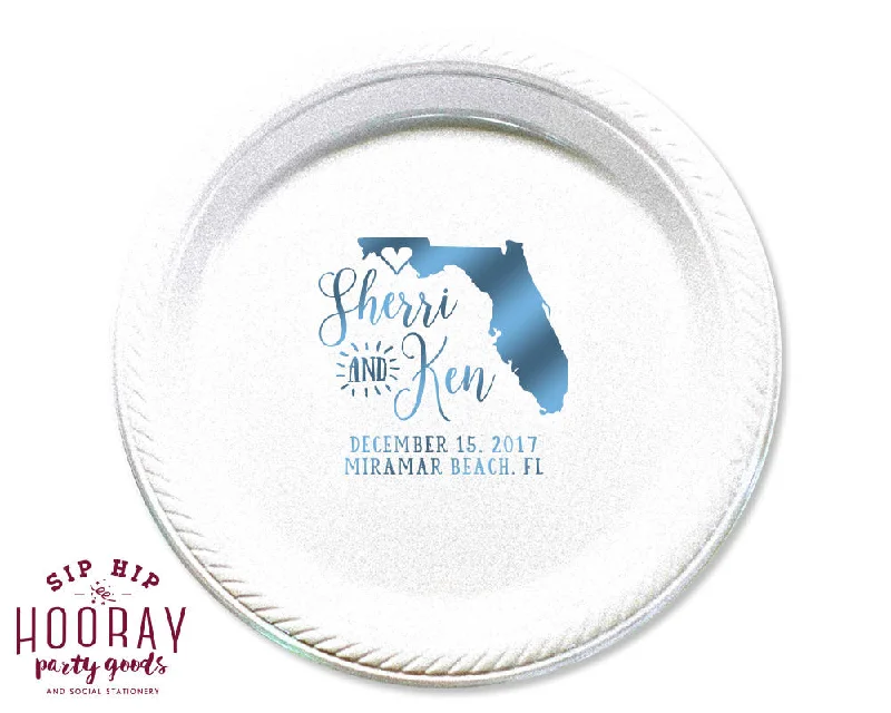 State Wedding Anniversary Plate #1812