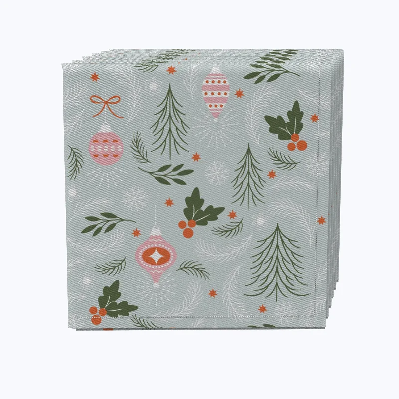 Vintage Ornaments Cotton Napkins