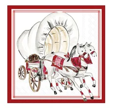 Covered Wagon Hometown Pride (Beverage Napkin)