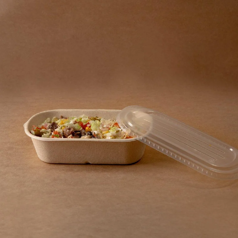 1000ml Bagasse bowl with lid