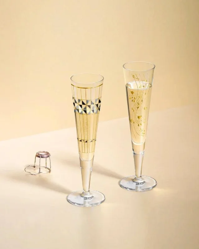 Goldnacht #6, Champagne Glass