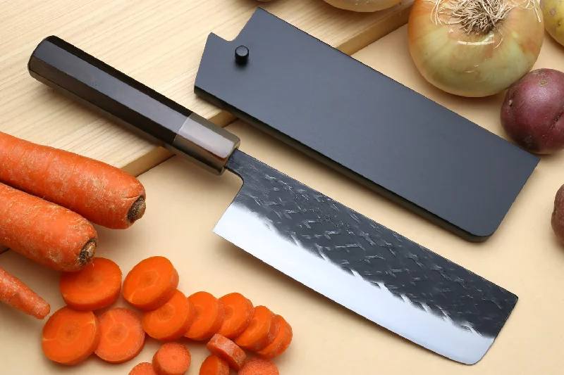 Yoshihiro Kurouchi Stainless Clad Nashiji High Performance SLD Naikiri Vegetable Knife