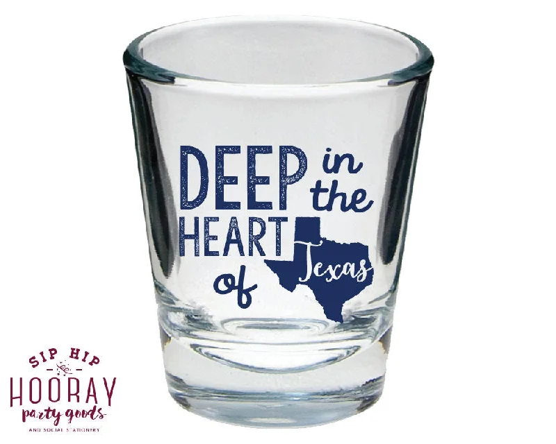 Deep in the Heart of Texas Party Shot Glasses #1650