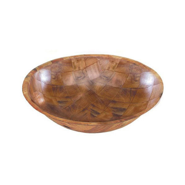 Update International WSB-18 Woven Wood Salad Bowl, 18"