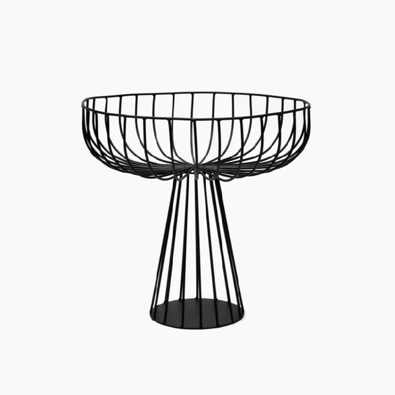 Catu Black Pedestal Basket