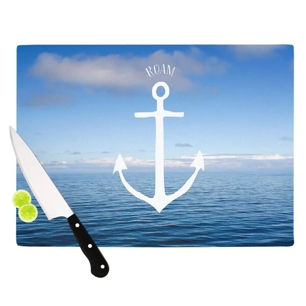 Kess InHouse Ann Barnes "Roam III" Anchor Cutting Board