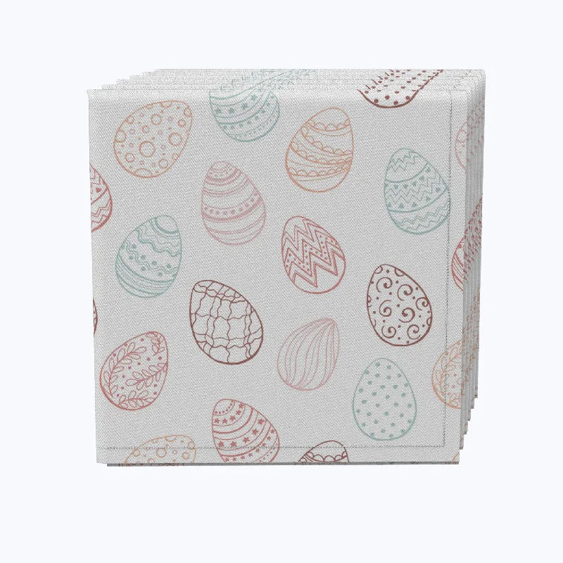 Watercolor Decorative Easter Eggs Napkins