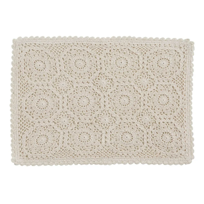 Lace Placemat - Cream Set Of 6 Park Designs