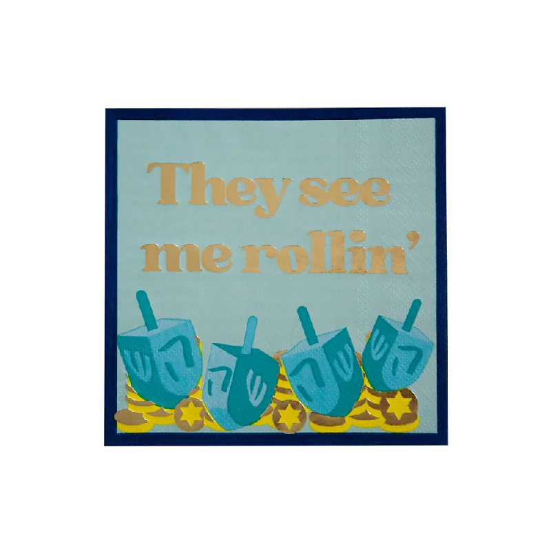 "They See Me Rollin'" Cocktail Napkins