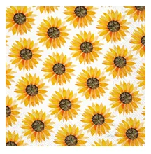 Sunflower Pattern (Beverage Napkin)