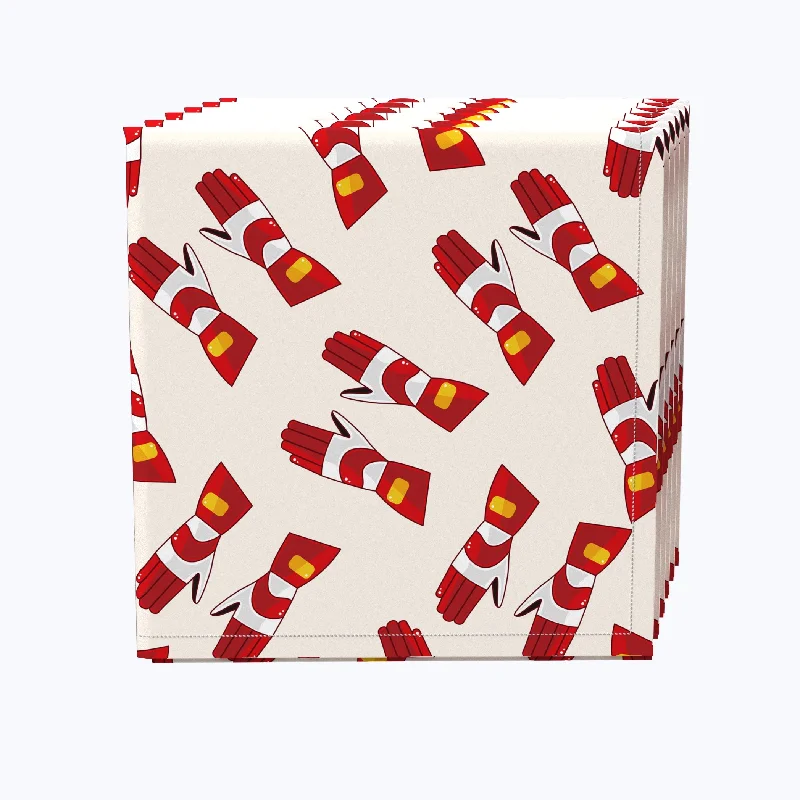 Red Racing Gloves Napkins