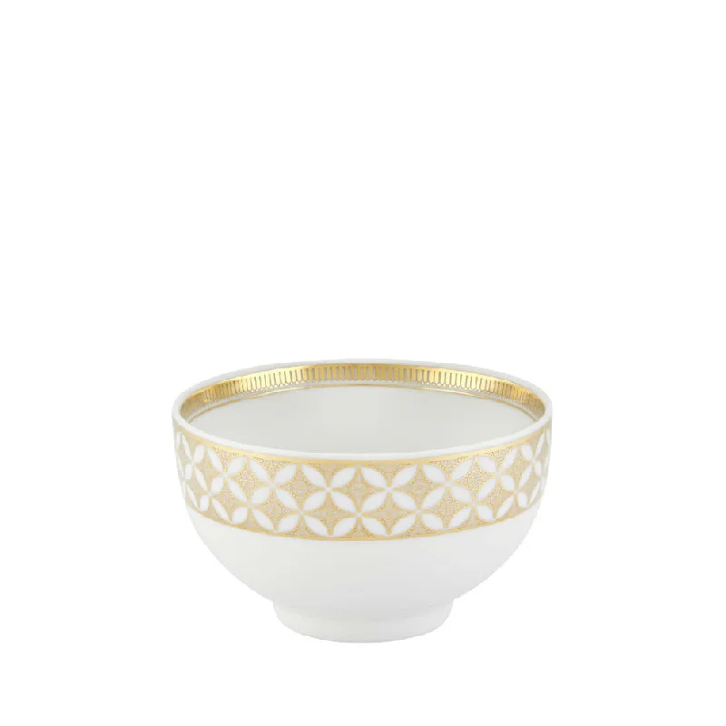 Gold Exotic Rice Bowl Set of 4