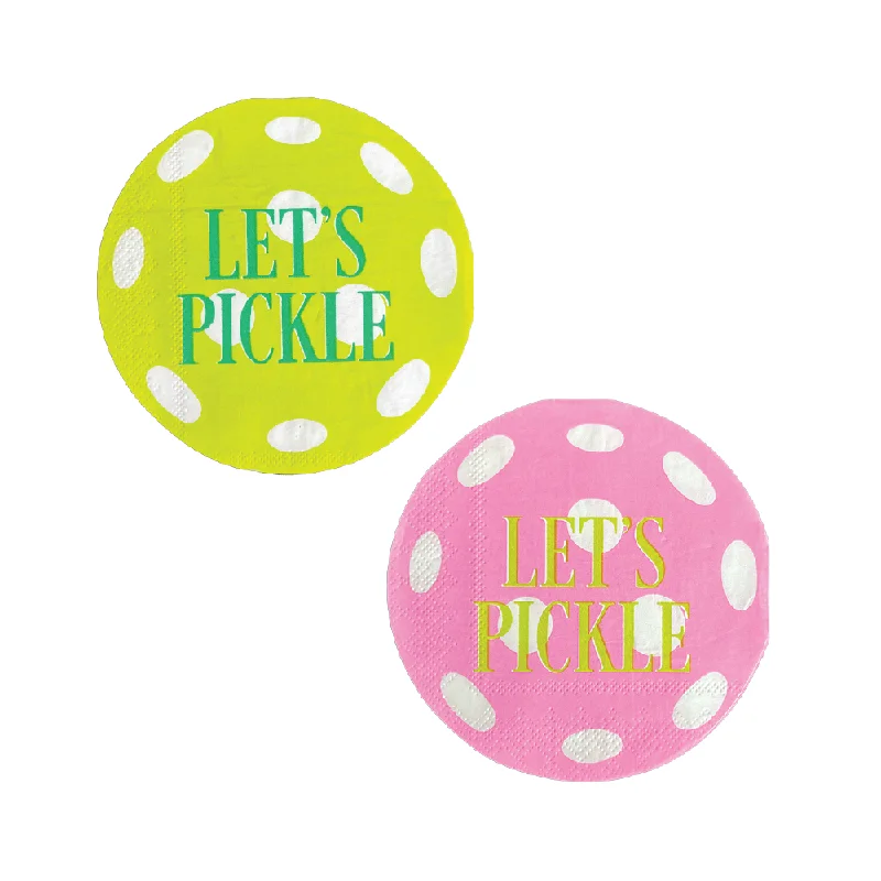 Pickleball Social Club Let's Pickle Cocktail Napkins