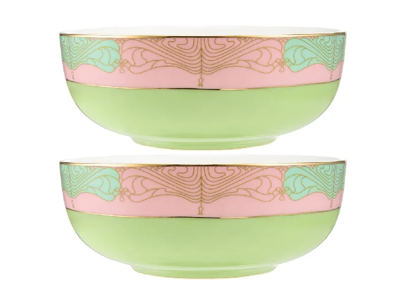 Maxwell & Williams Wicked Pink Goes Good With Green Bowl12.5x5cm Set of 2 Elphaba Gift Boxe