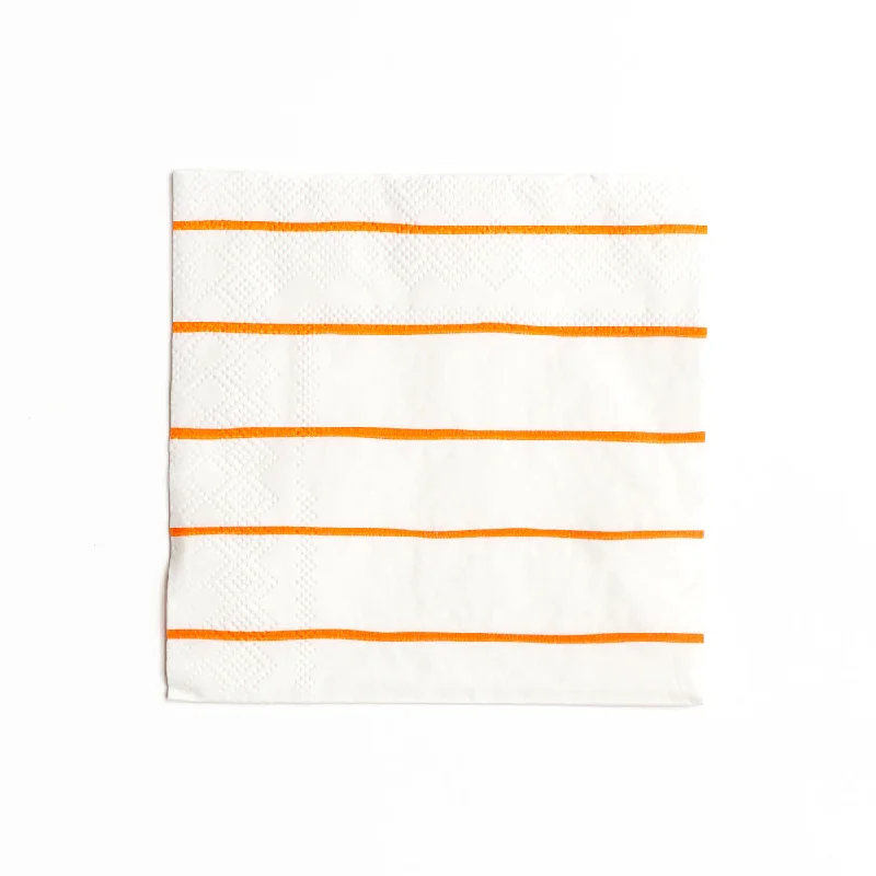 Clementine Frenchie Striped Petite Napkins