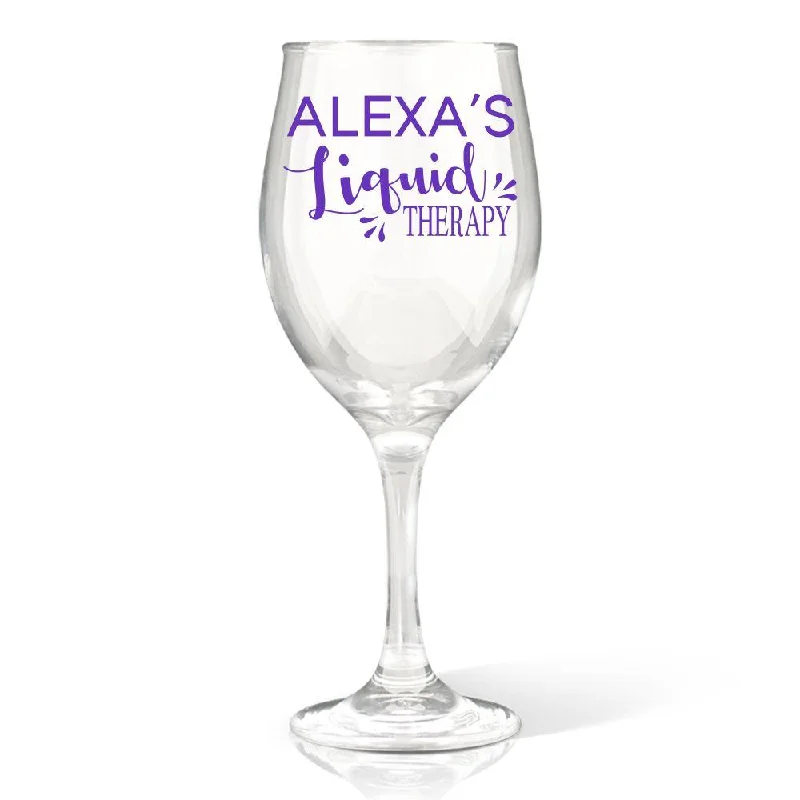 Therapy  Wine Glass