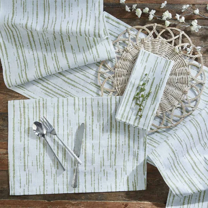 Cara Stripe Napkin - Set of 4 Park Designs