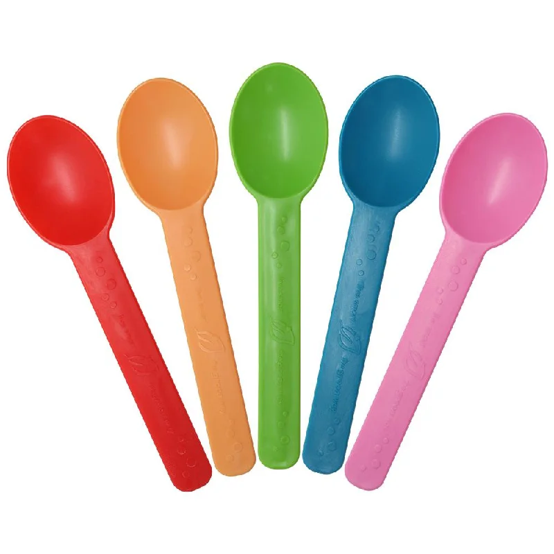 Karat Earth Heavy Weight Bio-Based Spoons - Rainbow - 1,000 ct