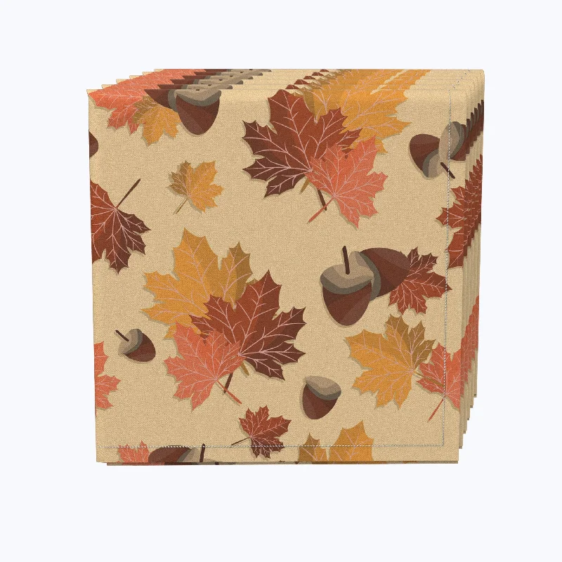 Fall Maple Leaves  Napkins