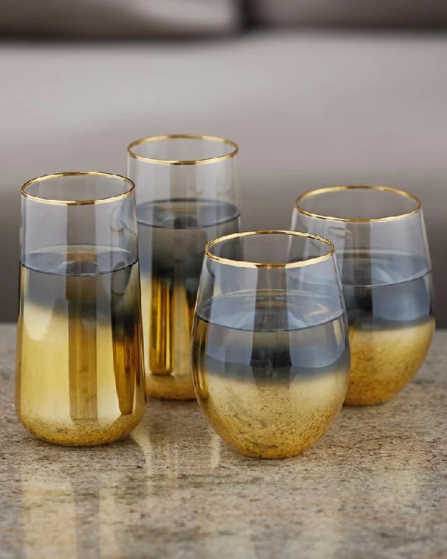 Gold Ombre Cocktail Tumbler