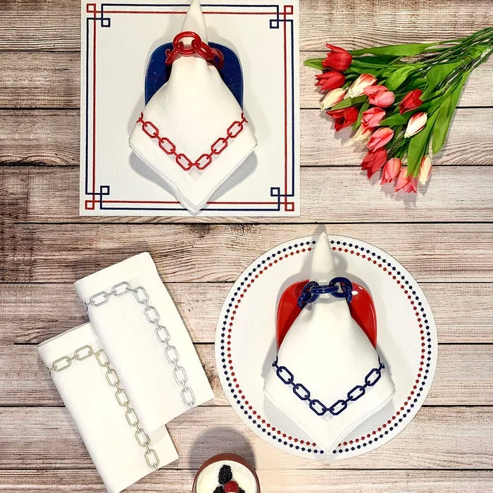 Chains - Napkin (Set of 4)