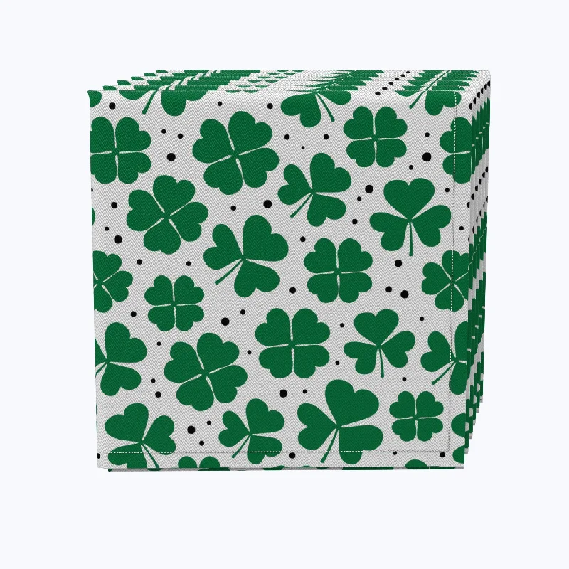 St. Patrick's Day Shamrock Decoration Cotton Napkins