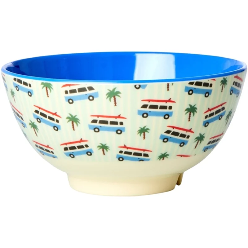 RICE Cars Medium Melamine Bowl