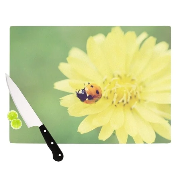 Kess InHouse Beth Engel "Little Lady" Ladybug Cutting Board