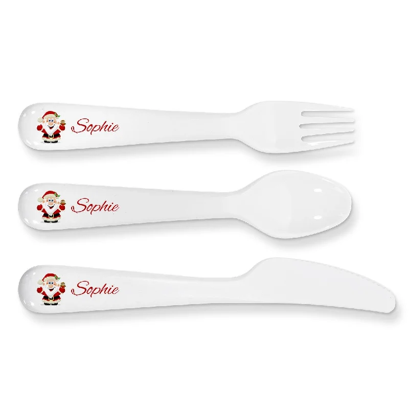 Jolly Santa Kids' Cutlery Set