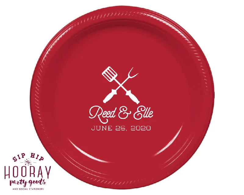 Wedding Shower BBQ Plates #2115