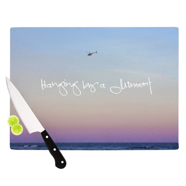 Kess InHouse Beth Engel "Hanging By A Moment" Sky Blue Cutting Board