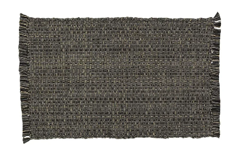 Tweed Placemats - Charcoal Set Of 6 Park Designs