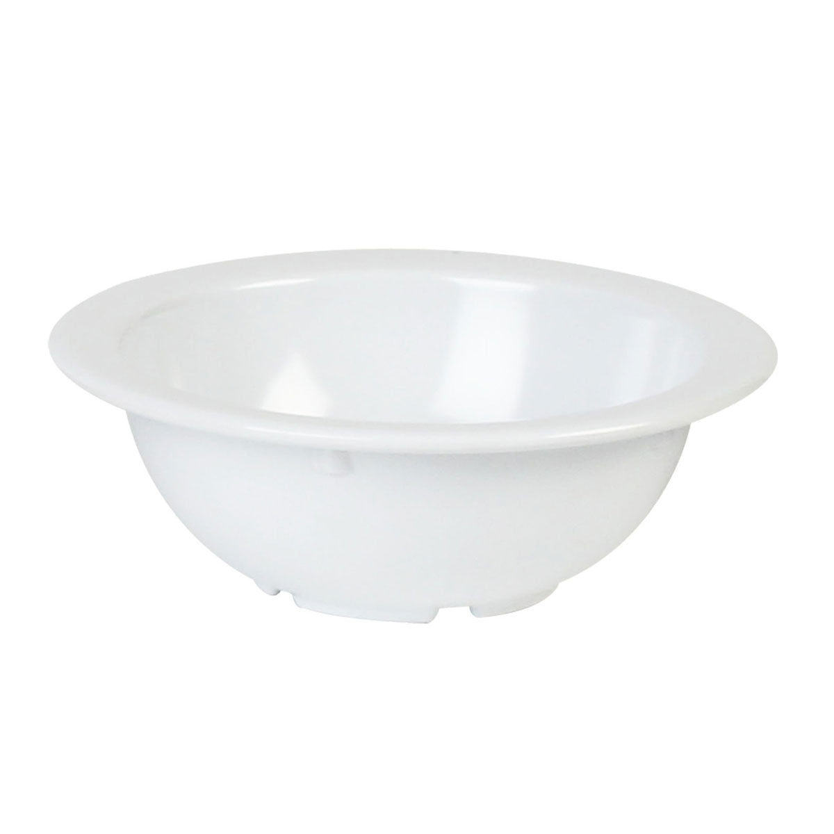 Thunder Group NS307W Nustone Melamine Soup/Cereal Bowl, White,12 oz.