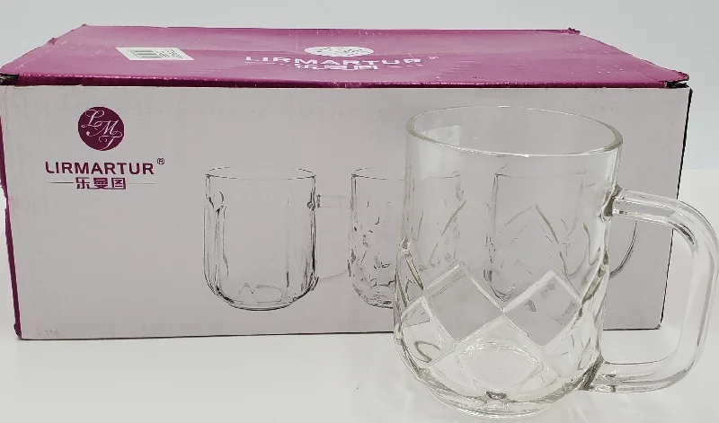 6 PC TEA GLASS W/HANDLE