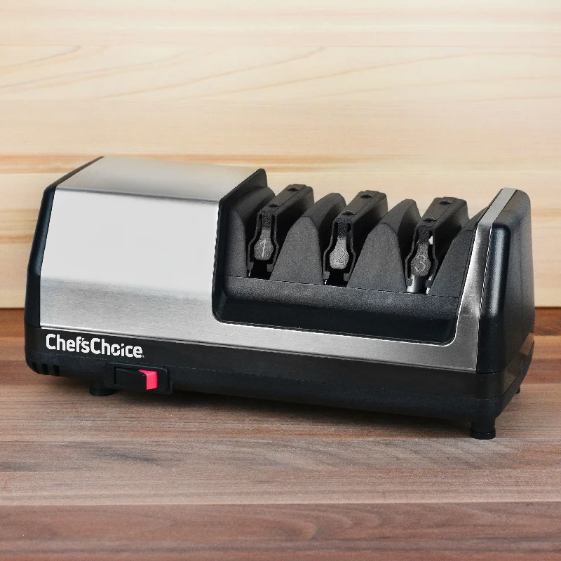 Chef's Choice 3 Stage Model 151 Stainless Steel Universal Electric Knife Sharpener