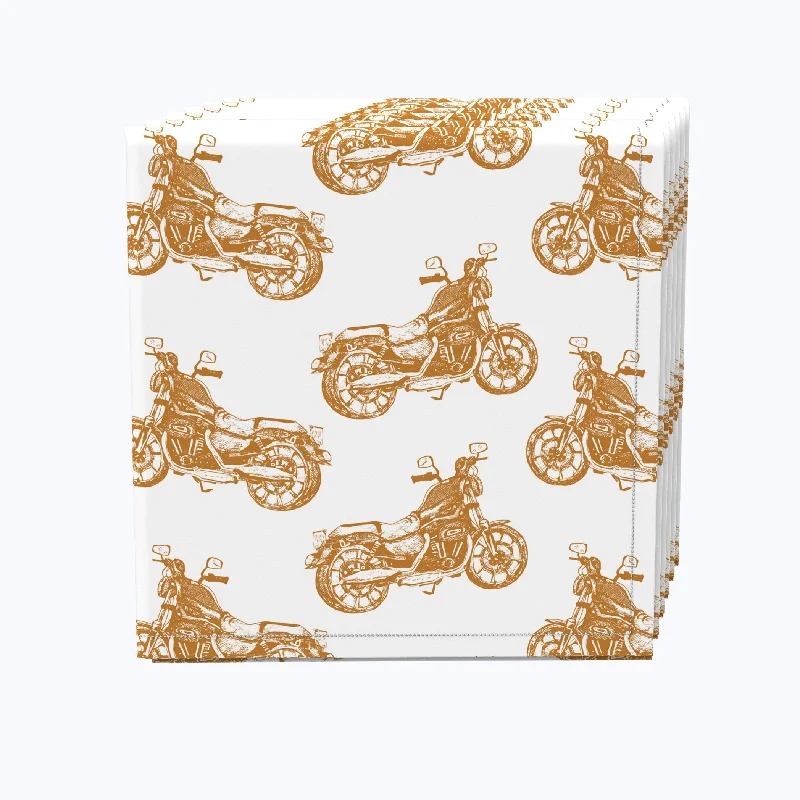 Sketched Motorcycle Napkins