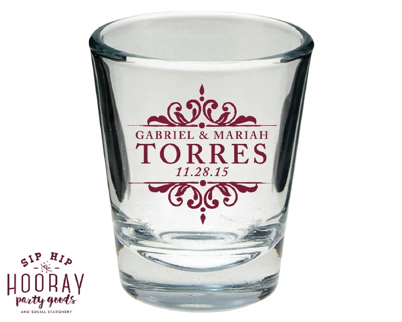 Custom Last Name Shot Glasses #1263, #1230