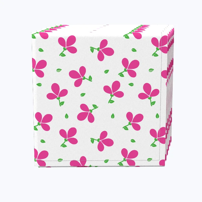 Spring Flowers, Pink Napkins