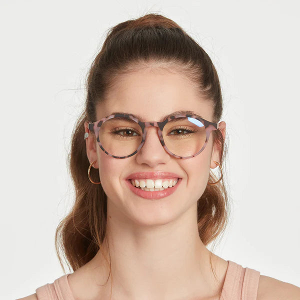 Le Marais Screen Glasses - Pink Tortoise