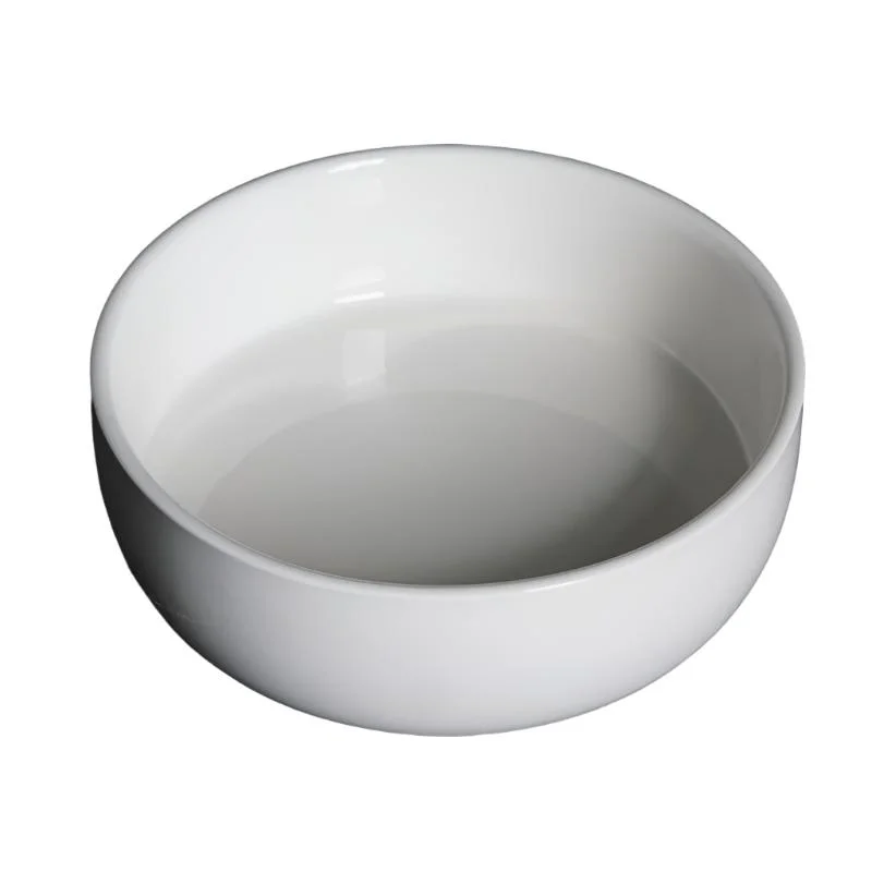 Plain White Ceramic Bowl