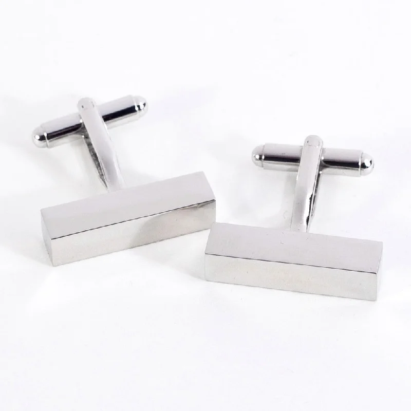 Rhodium-plated Cufflinks