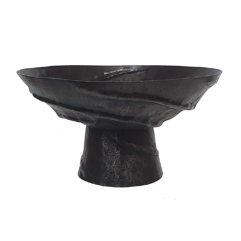 Metal Pedestal Bowl