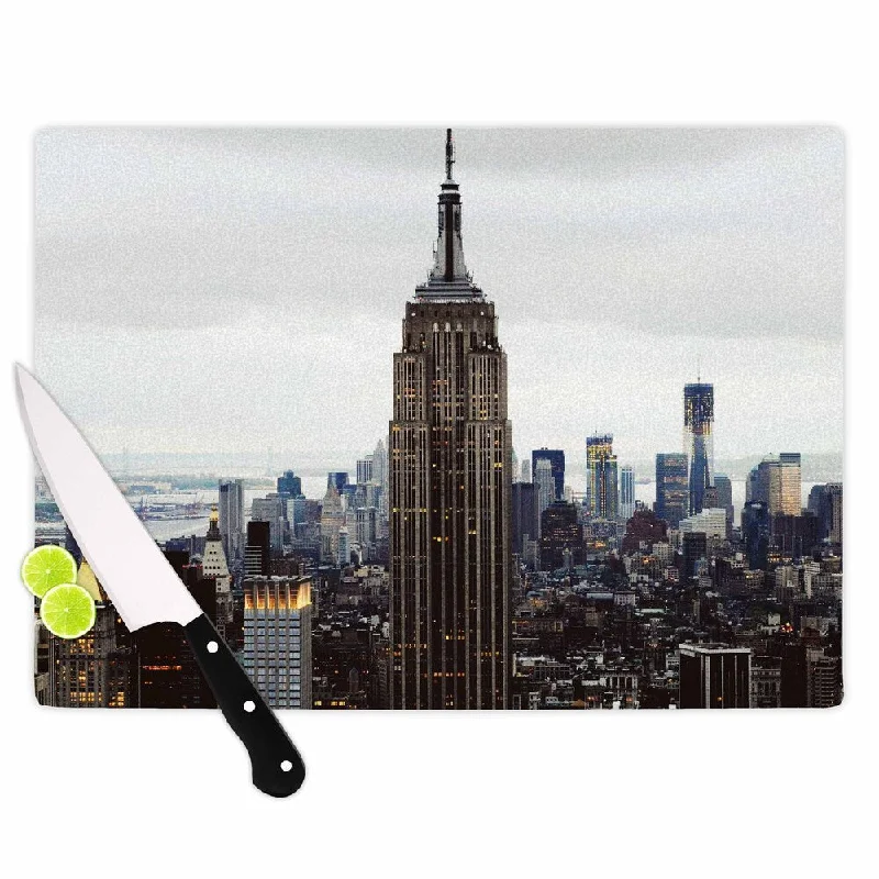 KESS InHouse Chelsea Victoria 'New York Stories' Urban Travel Cutting Board