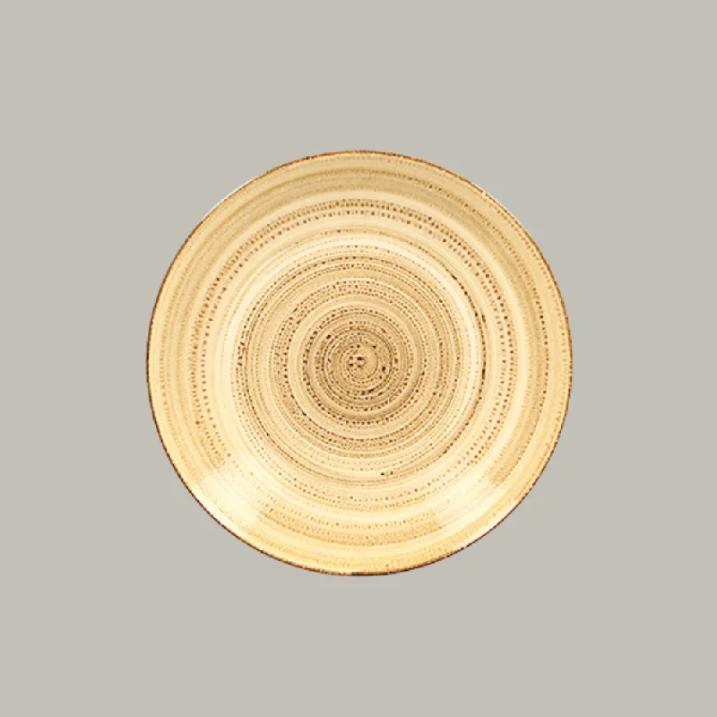 Twirl Deep Coupe plate - Beach Beige 26cm