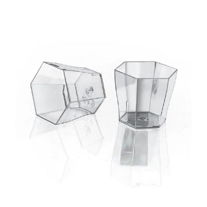 OnDisplay Hexagone Disposable Dessert Cups