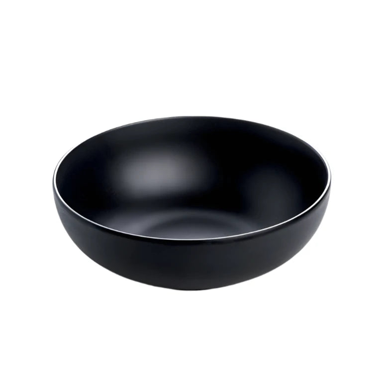 Black Melamine Rice Bowl