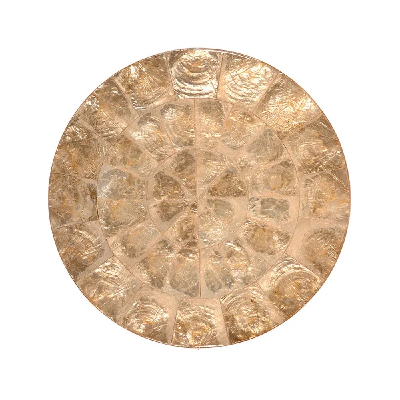 Round Capiz Placemat, Set of 4