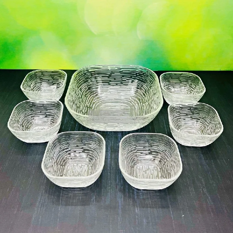 7 Pieces Glass Bowl Set