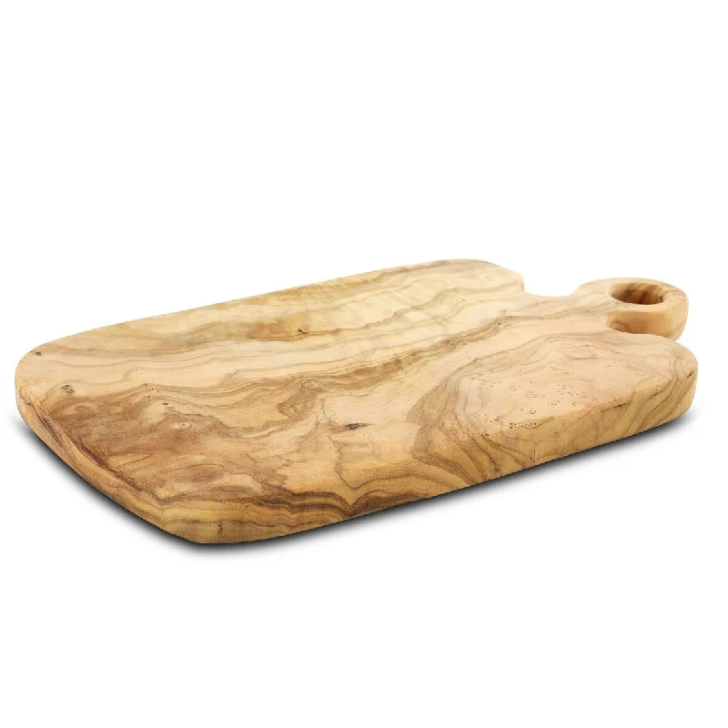 Gibson Home Mangrove 12.6 Inch Olive Wood Cutting Board