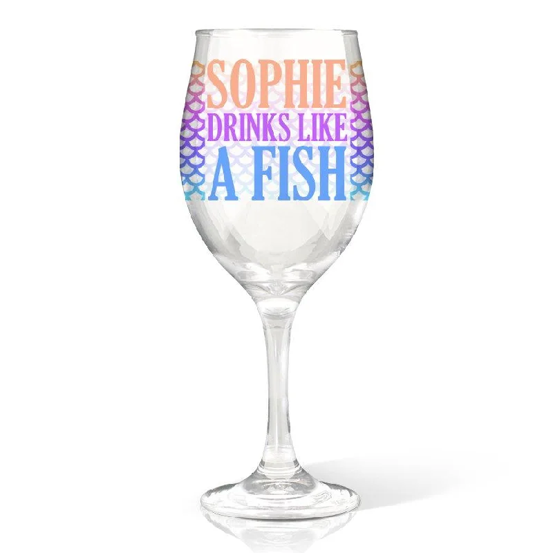 Fish Wine Glass